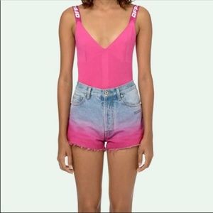OFF-WHITE Dégradé Shorts & TOP
